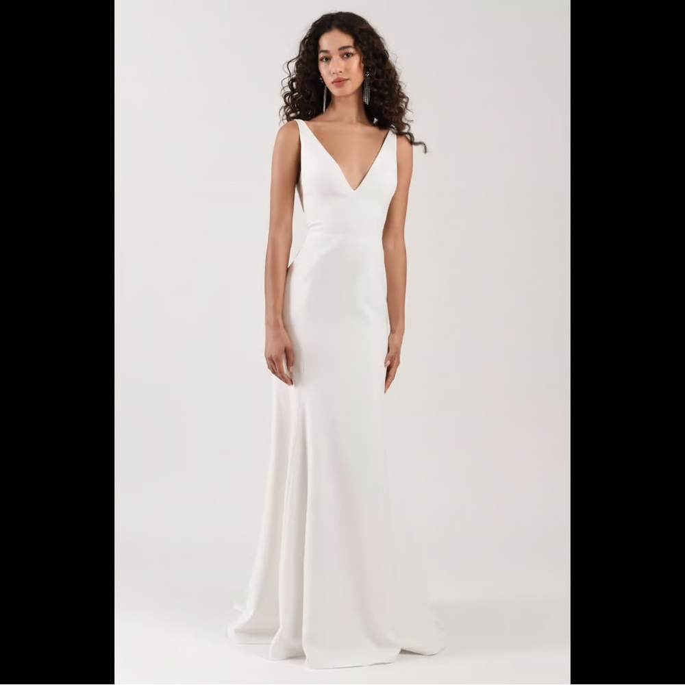 Neve by Jenny Yoo Sleeveless Wedding Gown - Picture 2 of 12
